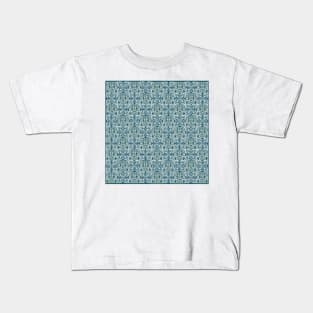 Portuguese tile pattern Kids T-Shirt